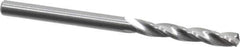 Guhring - 3.3mm 150° Solid Carbide Jobber Drill - Bright Finish, Right Hand Cut, Spiral Flute, Straight Shank, 49mm OAL, Standard Point - Industrial Tool & Supply