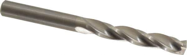 Guhring - 5.7mm 150° Solid Carbide Jobber Drill - Bright Finish, Right Hand Cut, Spiral Flute, Straight Shank, 66mm OAL, Standard Point - Industrial Tool & Supply
