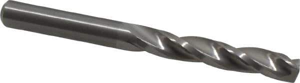 Guhring - 6.4mm 150° Solid Carbide Jobber Drill - Bright Finish, Right Hand Cut, Spiral Flute, Straight Shank, 70mm OAL, Standard Point - Industrial Tool & Supply