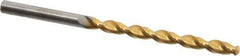 Guhring - 13/64" 130° Solid Carbide Jobber Drill - TiN Finish, Right Hand Cut, Parabolic Flute, Straight Shank, 3-5/8" OAL, Standard Point - Industrial Tool & Supply