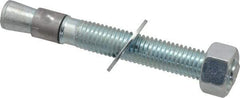 Red Head - 5/8" Diam, 5/8-11, 5" OAL, Grade 3, Wedge Expansion Concrete Anchor - Steel, Zinc Plated, 3-1/4" Thread Length, Tie Wire Head, 5/8" Drill - Industrial Tool & Supply