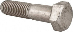 Value Collection - M18x2.50mm Metric Coarse, 75mm Length Under Head Hex Head Cap Screw - Partially Threaded, Grade 316 & Austenitic A4 Stainless Steel, Uncoated, 27mm Hex - Industrial Tool & Supply