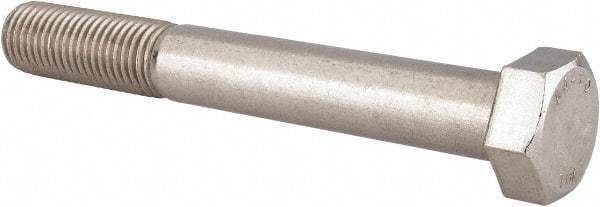 Value Collection - M20x2.50mm Metric Coarse, 150mm Length Under Head Hex Head Cap Screw - Partially Threaded, Grade 316 & Austenitic A4 Stainless Steel, Uncoated, 30mm Hex - Industrial Tool & Supply