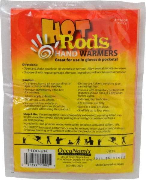 OccuNomix - 8 hr Hand Warmer - Average Temperature of 120°F - Industrial Tool & Supply