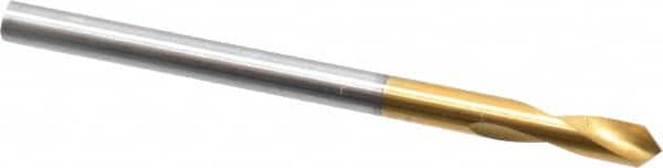 Guhring - 3mm Body Diam, 90°, 46mm OAL, High Speed Steel Spotting Drill - Industrial Tool & Supply