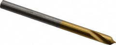 Guhring - 4mm Body Diam, 90°, 55mm OAL, High Speed Steel Spotting Drill - Industrial Tool & Supply