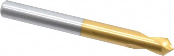 Guhring - 8mm Body Diam, 90°, 79mm OAL, High Speed Steel Spotting Drill - Industrial Tool & Supply