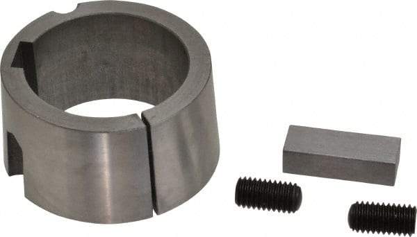 Browning - 2-7/16" Bore, 1/2 x 1 Thread, Tapered Lock Sprocket Bushing - Industrial Tool & Supply