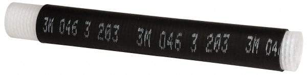 3M - 305mm Long, 2:1, EPDM Rubber Cold Shrink Electrical Tubing - Black - Industrial Tool & Supply