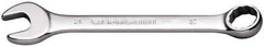 Facom - 15mm 12 Point Offset Combination Wrench - 15° Offset Angle, 6" OAL, Steel, Satin Finish - Industrial Tool & Supply