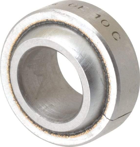 SKF - 10mm Bore Diam, 1,946 Lb Dynamic Capacity, Spherical Plain Bearing - 4,860 Lb Static Load Capacity - Industrial Tool & Supply