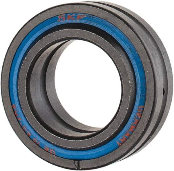 SKF - 15mm Bore Diam, 3,825 Lb Dynamic Capacity, Spherical Plain Bearing - 19,125 Lb Static Load Capacity - Industrial Tool & Supply