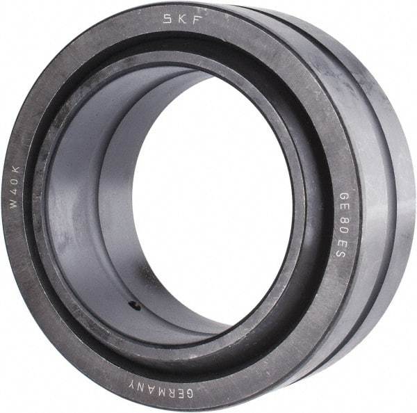 SKF - 80mm Bore Diam, 90,000 Lb Dynamic Capacity, Spherical Plain Bearing - 450,000 Lb Static Load Capacity - Industrial Tool & Supply