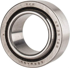SKF - 25mm Bore Diam, 15,298 Lb Dynamic Capacity, Spherical Plain Bearing - 30,821 Lb Static Load Capacity - Industrial Tool & Supply