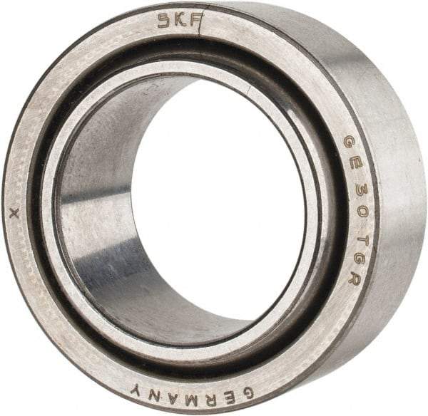 SKF - 30mm Bore Diam, 19,798 Lb Dynamic Capacity, Spherical Plain Bearing - 39,595 Lb Static Load Capacity - Industrial Tool & Supply