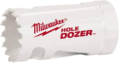 Milwaukee Tool - 1-3/16" Diam, 1-1/2" Cutting Depth, Hole Saw - Bi-Metal Saw, Toothed Edge - Industrial Tool & Supply