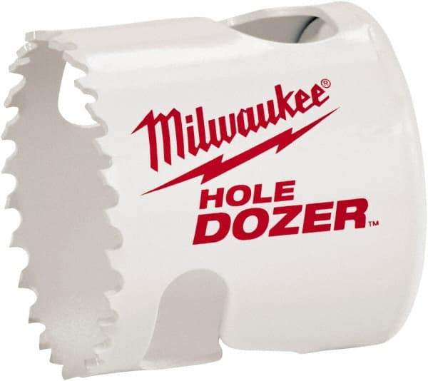 Milwaukee Tool - 1-9/16" Diam, 1-1/2" Cutting Depth, Hole Saw - Bi-Metal Saw, Toothed Edge - Industrial Tool & Supply
