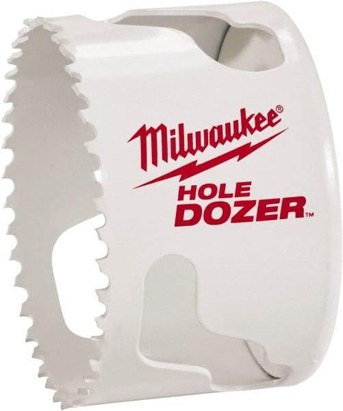 Milwaukee Tool - 1-3/4" Diam, 1-1/2" Cutting Depth, Hole Saw - Bi-Metal Saw, Toothed Edge - Industrial Tool & Supply