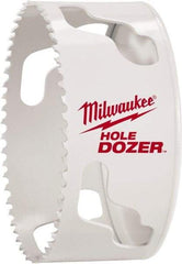 Milwaukee Tool - 3-3/8" Diam, 1-1/2" Cutting Depth, Hole Saw - Bi-Metal Saw, Toothed Edge - Industrial Tool & Supply