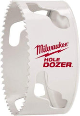 Milwaukee Tool - 3-7/8" Diam, 1-1/2" Cutting Depth, Hole Saw - Bi-Metal Saw, Toothed Edge - Industrial Tool & Supply