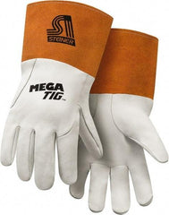 Steiner - Size XL Unlined Kidskin Welding Glove - 12-1/2" OAL, Straight Thumb, For TIG - Industrial Tool & Supply
