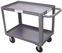 Value Collection - 1,200 Lb Capacity, 18" Wide x 30" Long x 27" High Service Cart - 2 Shelf, Steel - Industrial Tool & Supply