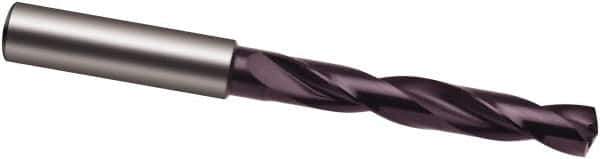 Guhring - 16.7mm 140° Solid Carbide Jobber Drill - FIREX Finish, Right Hand Cut, Spiral Flute, 143mm OAL, SU Point - Industrial Tool & Supply