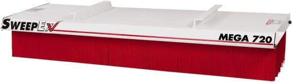 Sweepex - 12" Long x 72" Wide Sweeper Accessory - Stiff Polypropylene Bristles - Industrial Tool & Supply