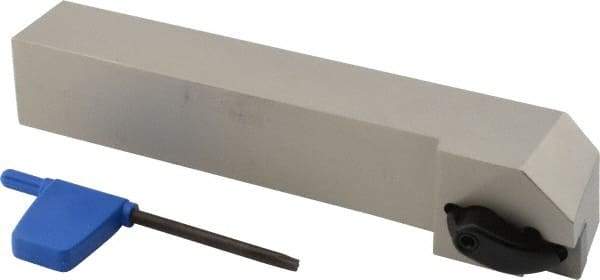 Iscar - DCLN, Left Hand Cut, 95° Lead Angle, 1" Shank Height x 1" Shank Width, Negative Rake Indexable Turning Toolholder - 6" OAL, CN.. Insert Compatibility, Series Isoturn - Industrial Tool & Supply