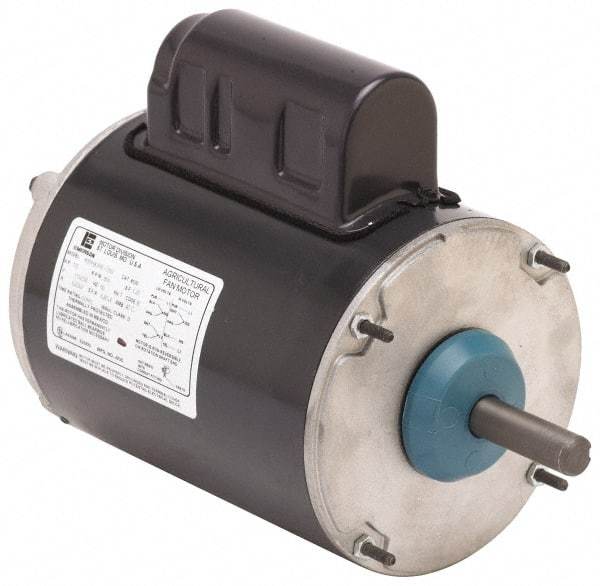 US Motors - 3/4 hp, TEAO Enclosure, Auto Thermal Protection, 1,725 RPM, 115/230 Volt, 60 Hz, Industrial Electric AC/DC Motor - Size 56 Frame, Rigid Base Mount, 1 Speed, Ball Bearings, 9.8/4.9 Full Load Amps, BR Class Insulation, Reversible - Industrial Tool & Supply