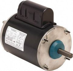 US Motors - 1/3 hp, TEAO Enclosure, Auto Thermal Protection, 1,700 RPM, 115/230 Volt, 60 Hz, Industrial Electric AC/DC Motor - Size 48 Frame, Resilient Mount, 1 Speed, Ball Bearings, 3.8/1.9 Full Load Amps, B Class Insulation, CW Drive End Rev - Industrial Tool & Supply