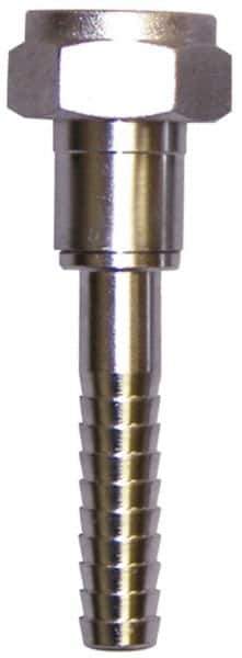 SuperKlean - FGHT x 1/2" Hose Barb, FGHT x Hose Barb Swivel - Stainless Steel - Industrial Tool & Supply