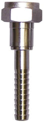 SuperKlean - FGHT x 1/2" Hose Barb, FGHT x Hose Barb Swivel - Stainless Steel - Industrial Tool & Supply
