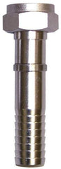 SuperKlean - FGHT x 3/4" Hose Barb, FGHT x Hose Barb Swivel - Stainless Steel - Industrial Tool & Supply