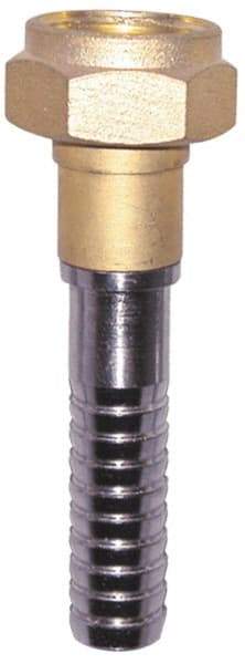 SuperKlean - 3/4 FGHT x 5/8" Hose Barb, FGHT x Hose Barb Swivel - Brass & Stainless Steel - Industrial Tool & Supply