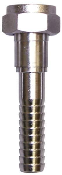 SuperKlean - FGHT x 5/8" Hose Barb, FGHT x Hose Barb Swivel - Stainless Steel - Industrial Tool & Supply