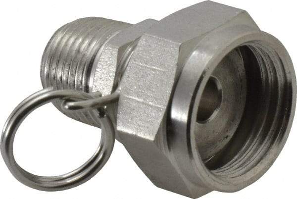 SuperKlean - MNPT x FGHT Swivel Hose Adapter - Stainless Steel - Industrial Tool & Supply