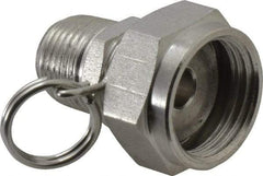 SuperKlean - MNPT x FGHT Swivel Hose Adapter - Stainless Steel - Industrial Tool & Supply
