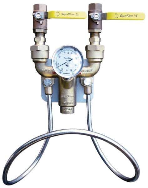 SuperKlean - 3/4" Pipe, 150 Max psi, Brass & Bronze Water Mixing Valve & Unit - FNPT End Connections - Industrial Tool & Supply