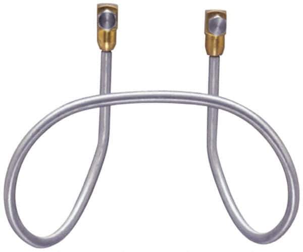 SuperKlean - Air & Water Hose Rack - Stainless Steel Bolts & Brass End Fittings - Industrial Tool & Supply