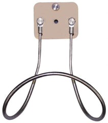 SuperKlean - Air & Water Hose Rack - Stainless Steel Bolts & End Fittings & Aluminum Plate - Industrial Tool & Supply