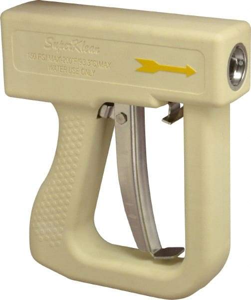 SuperKlean - Insulated, Stainless Steel DuraFlow Spray Nozzle for 1/2" Pipe - White, 1/2 NPT - Industrial Tool & Supply