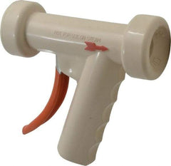SuperKlean - Insulated, Aluminum Pistol Grip Spray Nozzle for 1/2" Pipe - White, 1/2 NPT - Industrial Tool & Supply