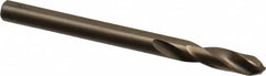 Cleveland - 5.10032mm 135° Spiral Flute Cobalt Screw Machine Drill Bit - Industrial Tool & Supply