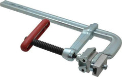 Bessey - 4-3/4" Deep Throat, 12" Max Capacity, Spreader Sliding Arm Clamp - 2,600 Lb Clamping Pressure, 3/4" Spindle Diam - Industrial Tool & Supply