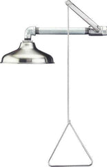 PRO-SAFE - Plumbed Drench Showers Mount: Horizontal Shower Head Material: Stainless Steel - Industrial Tool & Supply