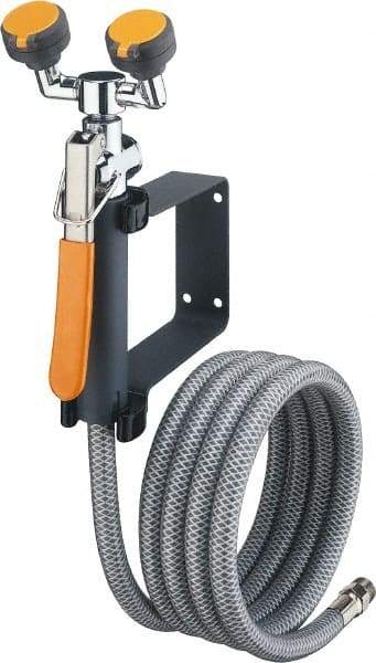 PRO-SAFE - Plumbed Drench Hoses Mount: Wall Style: Dual Spray Head - Industrial Tool & Supply