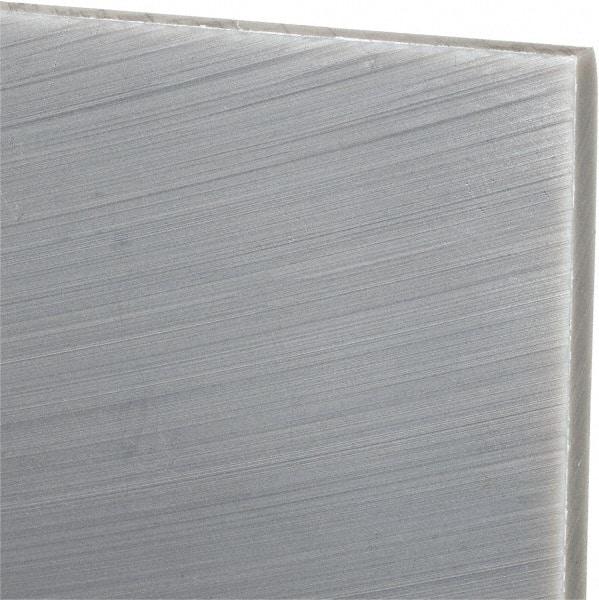 Made in USA - 1/4" Thick x 12" Wide x 1' Long, Polyethylene (UHMW) Sheet - Black, Oil-Filled Grade - Industrial Tool & Supply