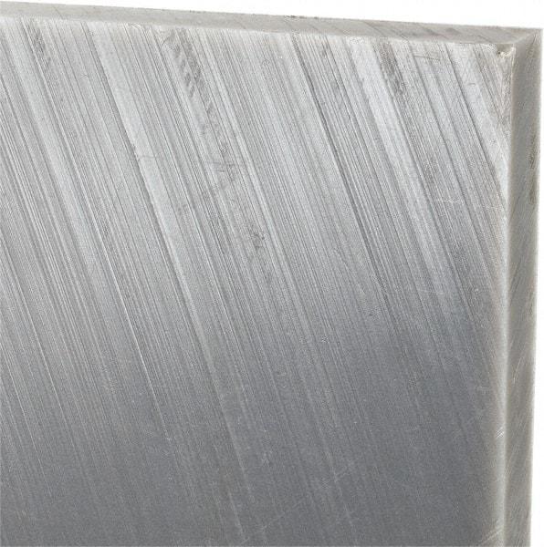 Made in USA - 3/8" Thick x 12" Wide x 1' Long, Polyethylene (UHMW) Sheet - Black, Oil-Filled Grade - Industrial Tool & Supply