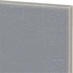 Made in USA - 1/4" Thick x 12" Wide x 2' Long, Polyethylene (UHMW) Sheet - Black, Oil-Filled Grade - Industrial Tool & Supply